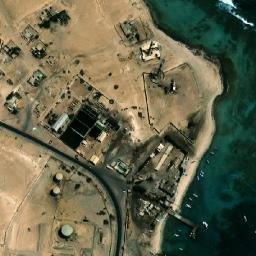 Satellite imagery of Ra’s Ghārib, EG