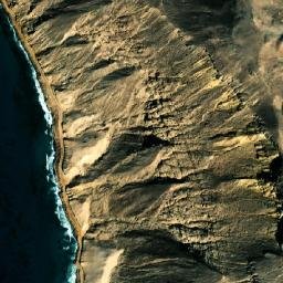 Satellite imagery of Jabal Ḩammām Sayyidnā Mūsá, EG