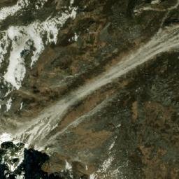 Satellite imagery of Nepal- China Boundary Pillar No. 55, IN