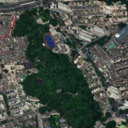 Satellite imagery of Huagai Shan, CN