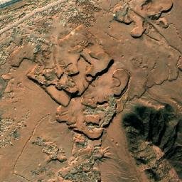 Satellite imagery of Jabal Qaida, EG