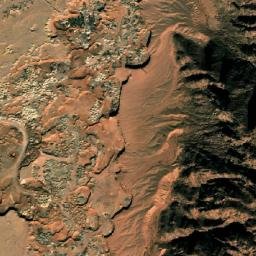 Satellite imagery of Jabal Qaida, EG