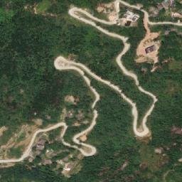 Satellite imagery of Yandun Shan, CN