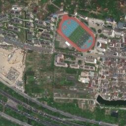 Satellite imagery of Qianyan Shan, CN