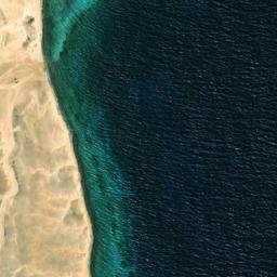 Satellite imagery of Ra’s al ‘Ushsh, EG