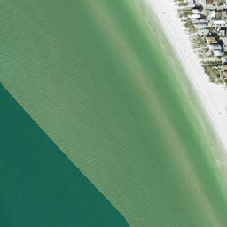 Satellite imagery of Punkin Key, US