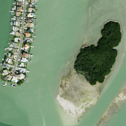 Satellite imagery of Crystal Island, US