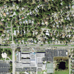 Satellite imagery of Pinellas Peninsula, US