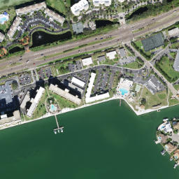 Satellite imagery of Cats Point, US