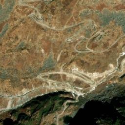 Satellite imagery of Jelep La, BT