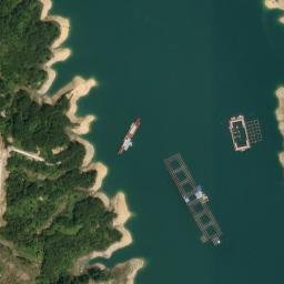Satellite imagery of Qin Shan, CN
