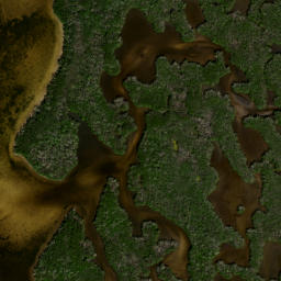 Satellite imagery of Cockroach Mound, US