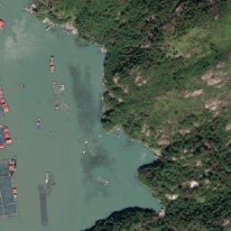 Satellite imagery of Pillar Rocks (historical), CN