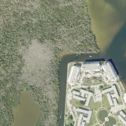 Satellite imagery of Shell Point, US