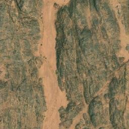 Satellite imagery of Jabal Maghrabīyah, EG