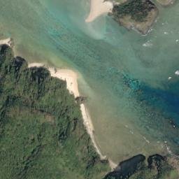 Satellite imagery of Kaashii-saki, JP