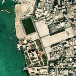 Satellite imagery of Ra’s al Budayyi‘, BH