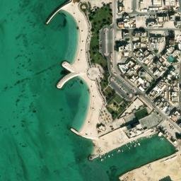 Satellite imagery of Ra’s al Budayyi‘, BH