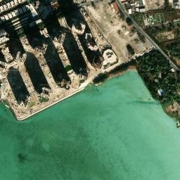 Satellite imagery of Ra’s al Budayyi‘, BH