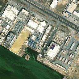 Satellite imagery of Ra’s al ‘Akr, BH
