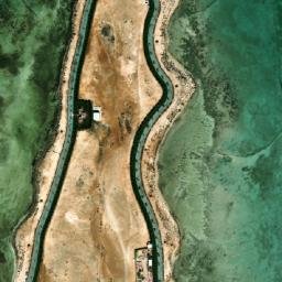 Satellite imagery of Ra’s Bū ‘Umrān, QA