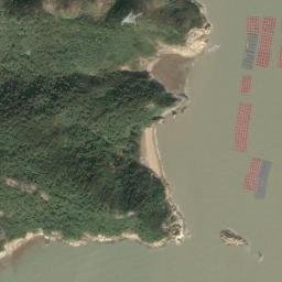 Satellite imagery of Caiwei Shan, CN