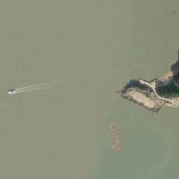 Satellite imagery of Caiwei Shan, CN