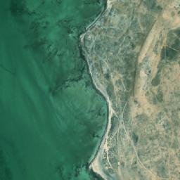Satellite imagery of Ra’s Ţībī, QA