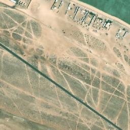 Satellite imagery of Ra’s Umm Ḩaşāh, QA