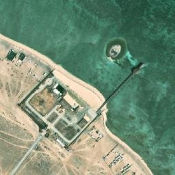 Satellite imagery of Ra’s Umm Ḩaşāh, QA