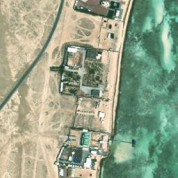 Satellite imagery of Ra’s Umm Ḩaşāh, QA