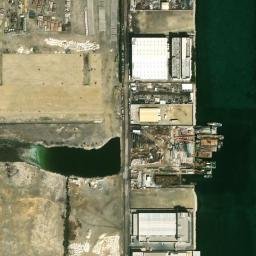 Satellite imagery of Ra’s Zuwayyid, BH