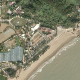Satellite imagery of Guwei Shan, CN