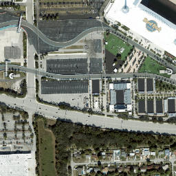 Vue satellite Hard Rock Stadium