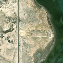 Satellite imagery of Ra’s al Qurayn, BH