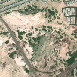 Satellite imagery of Jabal Ḩalwá, AE