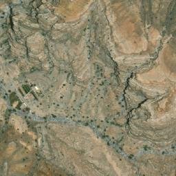Satellite imagery of Jabal Haqab, AE