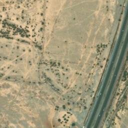 Satellite imagery of Qarn Ḩarf, AE