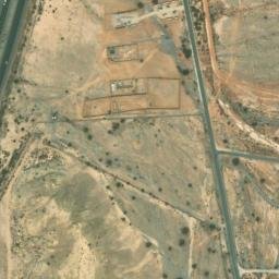 Satellite imagery of Qarn Ḩarf, AE