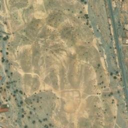 Satellite imagery of Qarn Ḩarf, AE