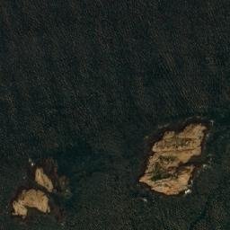 Satellite imagery of Warning Rocks, CN