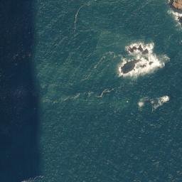 Satellite imagery of Warning Rocks, CN