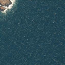 Satellite imagery of Warning Rocks, CN
