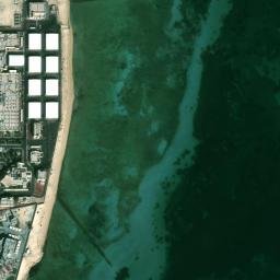 Satellite imagery of Ra’s al Maţbakh, QA