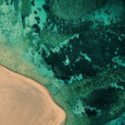 Satellite imagery of Ra’s Ţurunbī, EG