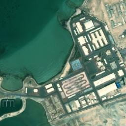 Satellite imagery of Ra’s ‘Uşayrīf, QA