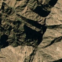 Satellite imagery of Jabal Ḩaqāmah, AE