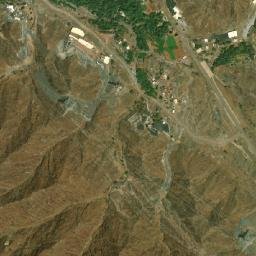Satellite imagery of Jabal Thawbān, AE