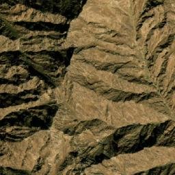Satellite imagery of Jabal Ghadf, AE