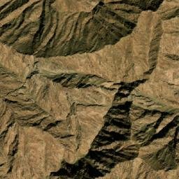 Satellite imagery of Jabal Ghadf, AE